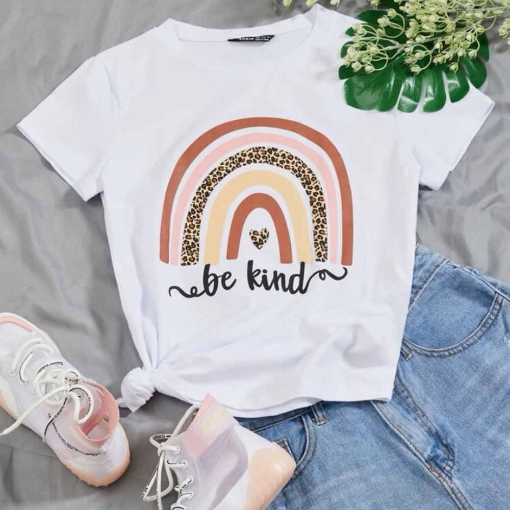 rainbow be kind tee